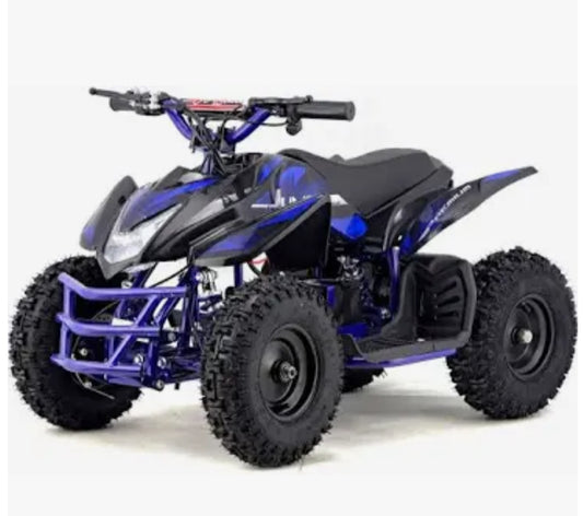 24V ATV (HIGH SPEED 15MPH+GOVERNOR, AIR RUBBER TIERS, METAL FRAME, 350 WATTS MOTOR, LEATHER SEAT, LED HEADLIGHTS)